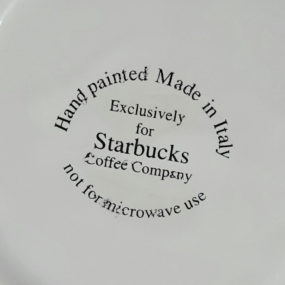 Starbucks Teapot with Lid Handpainted in Italy Colorful Floral - *FLAWS* - Picture 8 of 12